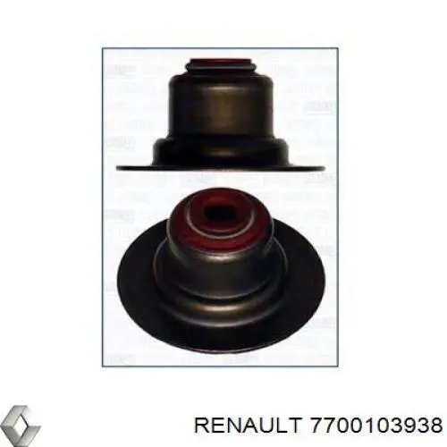 7700103938 Renault (RVI) Vedação de válvula (coletor de óleo), admissão/escape, kit para um motor
