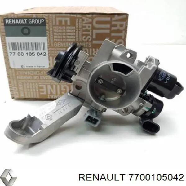 7700105042 Renault (RVI) Válvula de borboleta montada