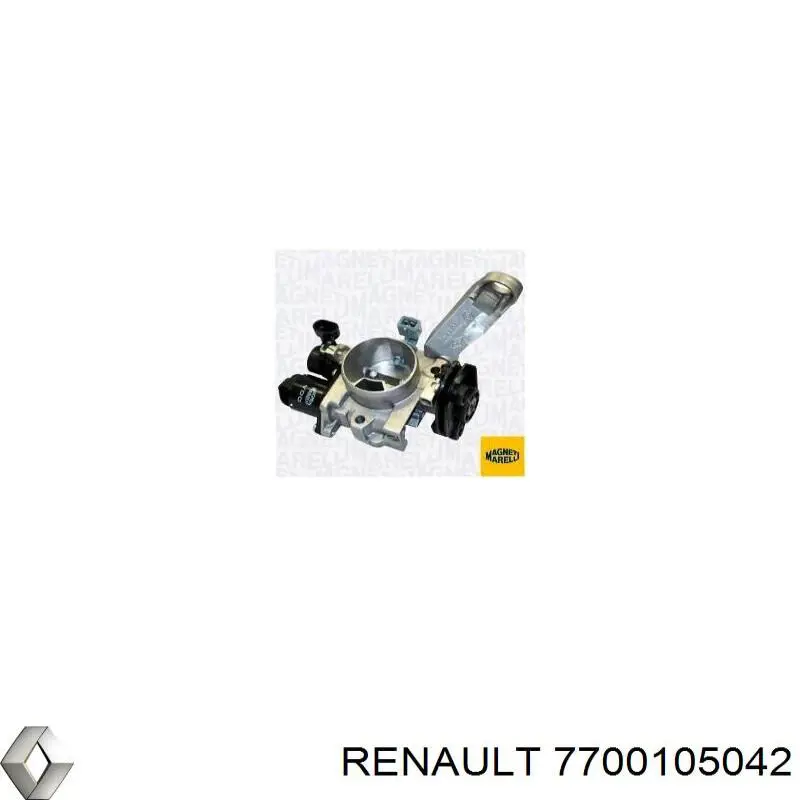 Válvula de borboleta montada Renault (RVI) 7700105042 preço, a partir de 107,53 USD