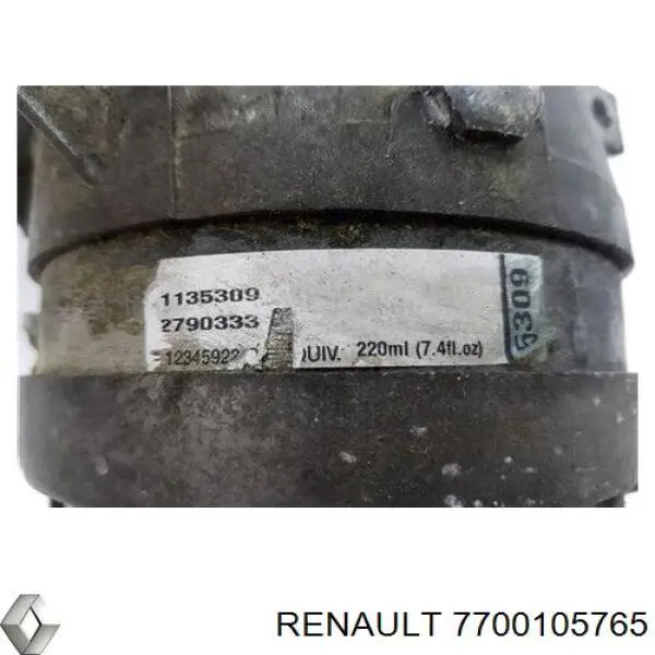 Compressor de aparelho de ar condicionado Renault (RVI) 7700105765 preço, a partir de 57,99 USD