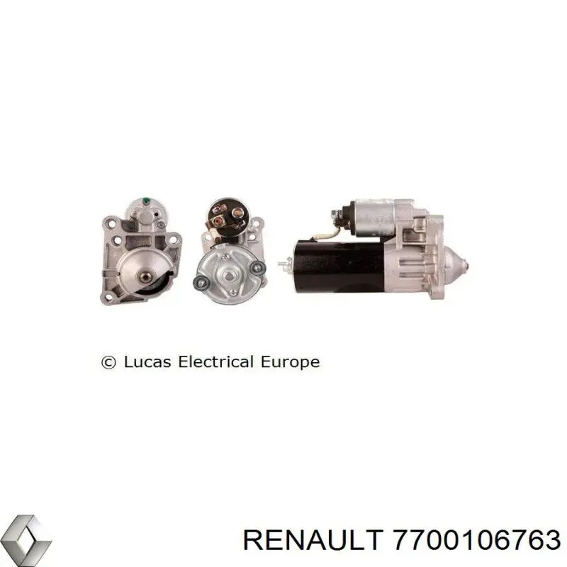 7700106763 Renault (RVI) Motor de arranco