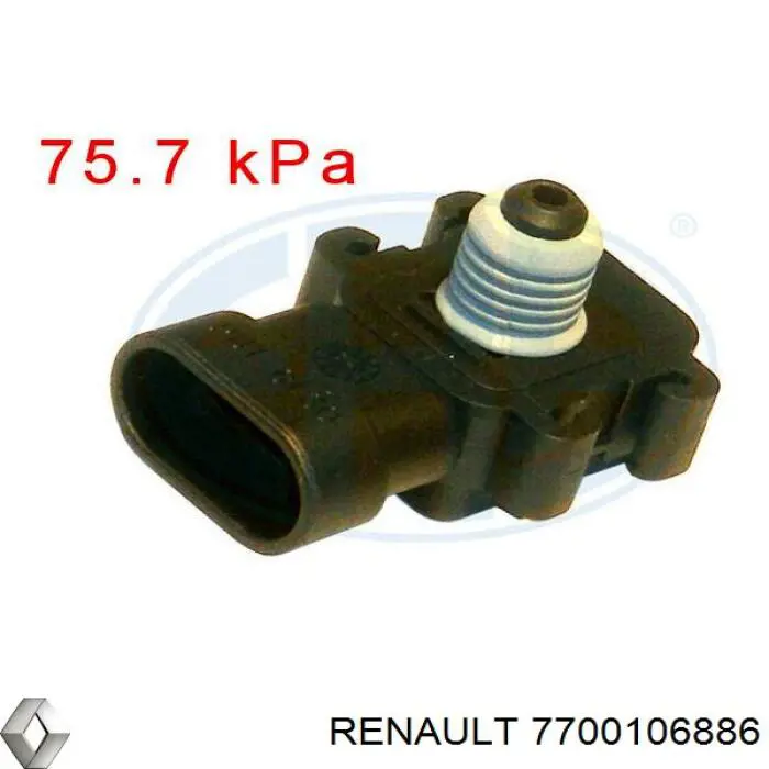 7700106886 Renault (RVI) Sensor de pressão no coletor de admissão, MAP
