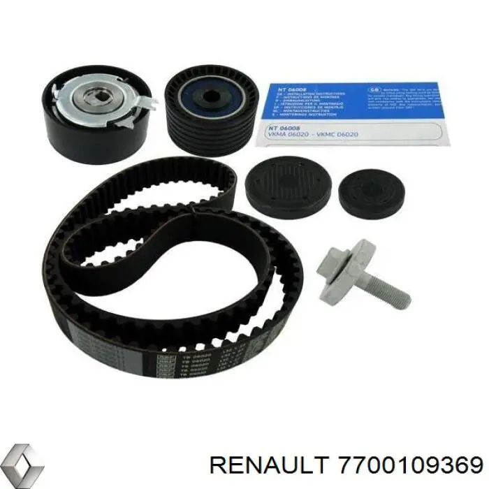 Correia do mecanismo de distribuição de gás, kit Renault (RVI) 7700109369 preço, a partir de 8,92 USD