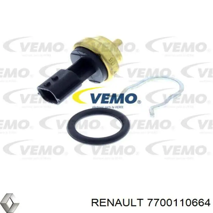 Compre 7700110664 Renault (RVI) Sensor de temperatura do fluido de esfriamento