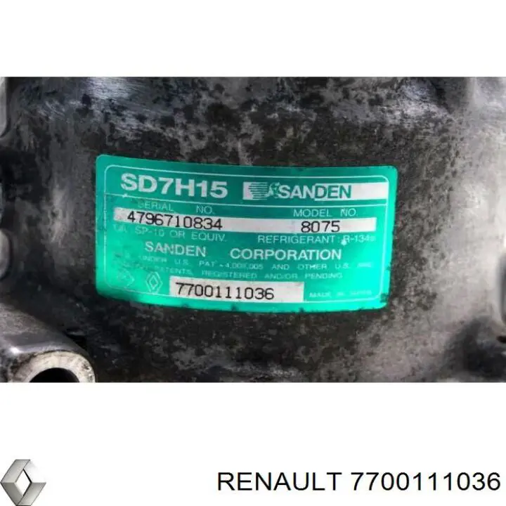 Compre 7700111036 Renault (RVI) Compressor de aparelho de ar condicionado