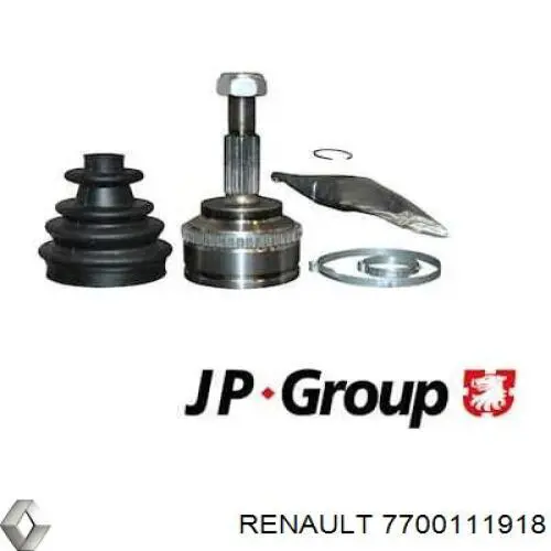 7700111918 Renault (RVI) Semieixo (acionador) dianteiro direito