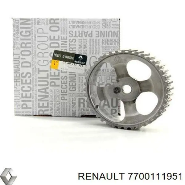 Engrenagem de cadeia da roda dentada da árvore distribuidora de motor Renault (RVI) 7700111951 preço, a partir de 31,25 USD