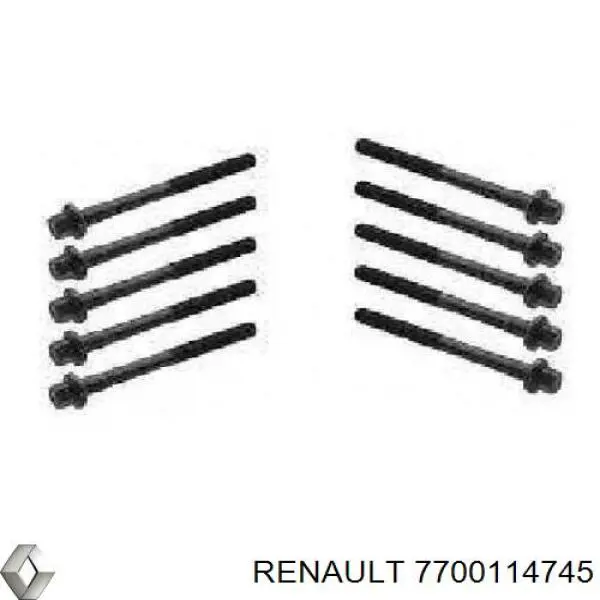 Compre 7700114745 Renault (RVI) Parafuso de cabeça de motor (CBC)