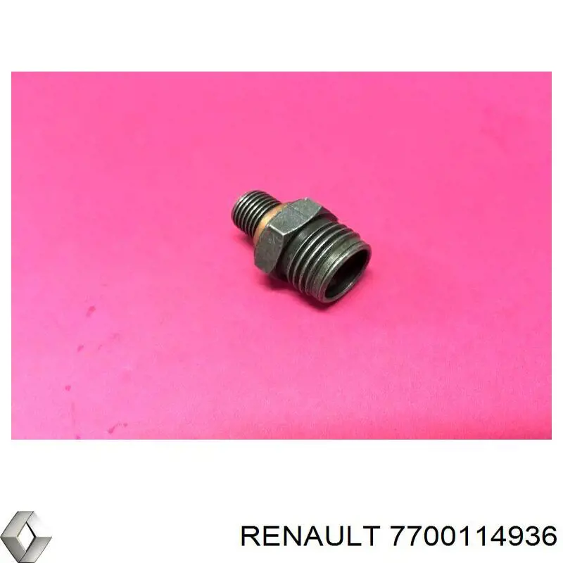 7700114936 Renault (RVI) Tubo de ligação de união de tubo de derivação de óleo de turbina com unidade