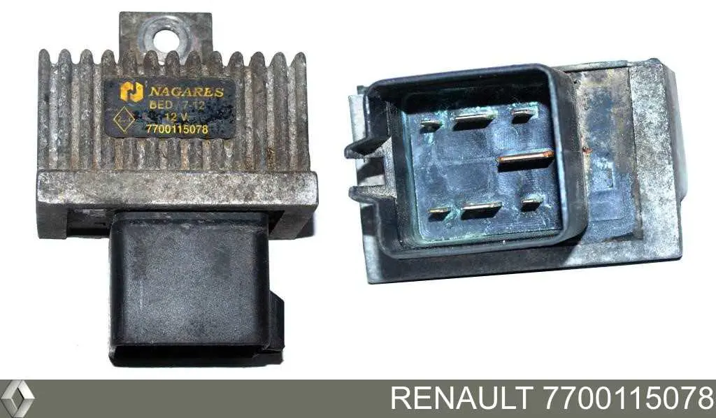 7700115078 Renault (RVI) Relê das velas de incandescência