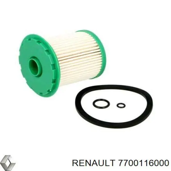 Filtro de combustível 7700116000 Renault (RVI)