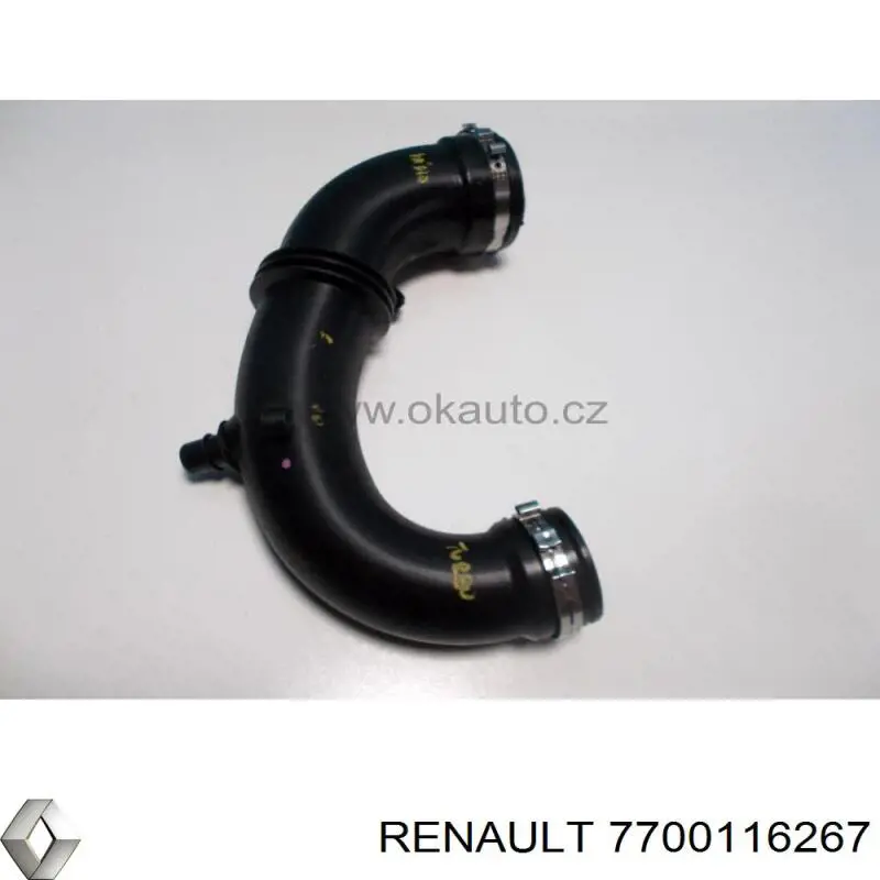 Cano derivado de ar, entrada na turbina (supercompressão) Renault (RVI) 7700116267 preço, a partir de 52,85 USD