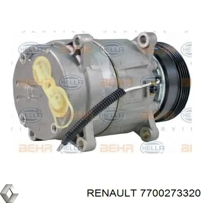 Compre 7700273320 Renault (RVI) Compressor de aparelho de ar condicionado