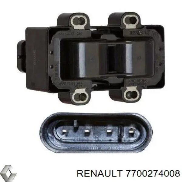 7700274008 Renault (RVI) Bobina de ignição