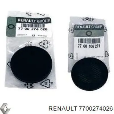 Tampão CBC/do bloco de cilindros Renault (RVI) 7700274026 preço, a partir de 6,93 USD