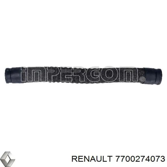 Cano derivado de ar, entrada de filtro de ar 7700274073 Renault (RVI)