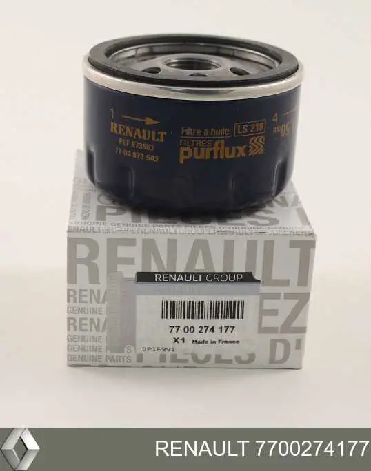 7700274177 Renault (RVI) Filtro de óleo
