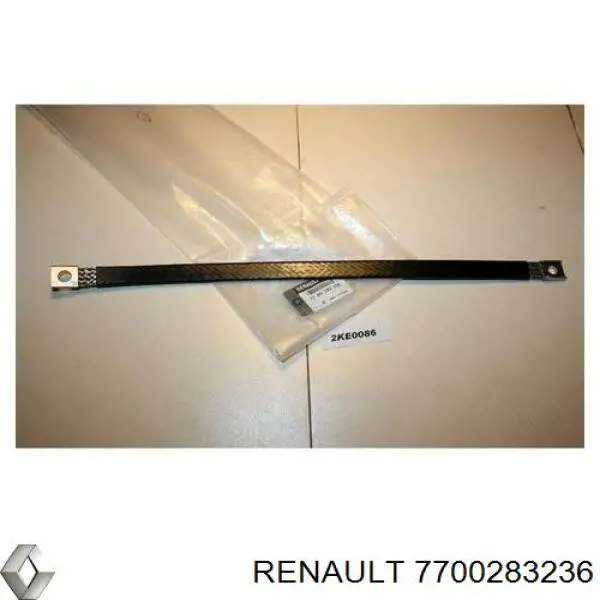 7700283236 Renault (RVI) Cabo de terra de bateria recarregável (PILHA)