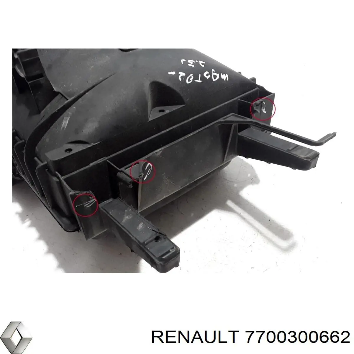 Caixa de filtro de ar para Renault Master II JD, ND