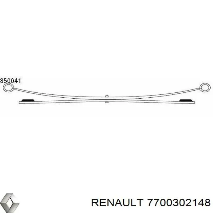 7700302148 Renault (RVI) Suspensão de lâminas traseiro