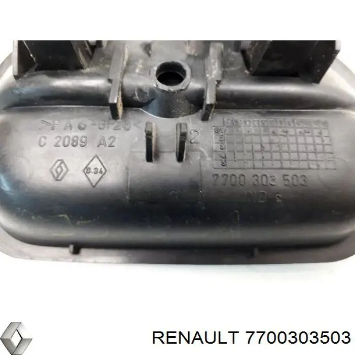 7700303503 Renault (RVI) Maçaneta interna direita da porta lateral (deslizante)