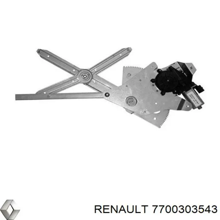 7700303543 Renault (RVI) Mecanismo de acionamento de vidro da porta dianteira esquerda