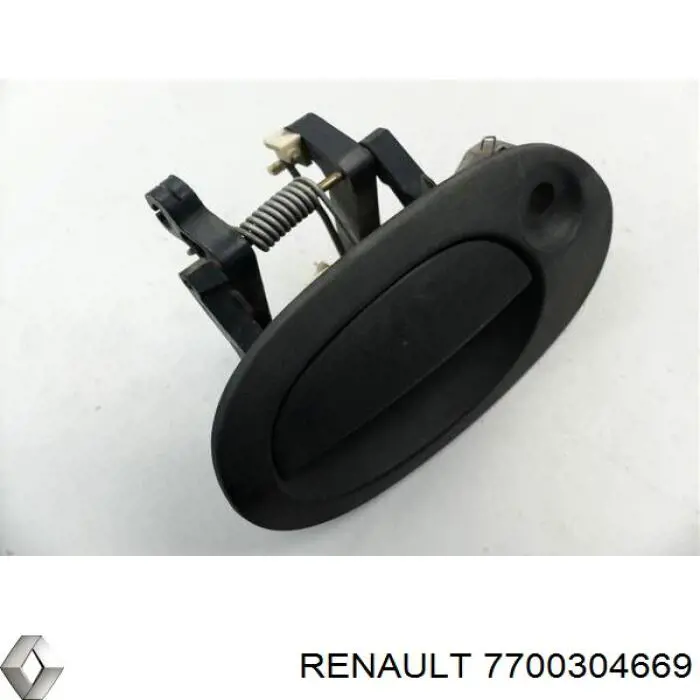 7700304669 Renault (RVI) Maçaneta direita externa da porta traseira (batente)