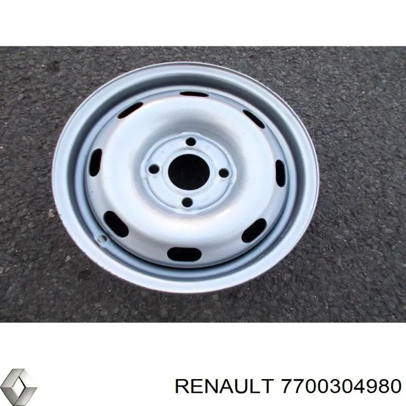 7700304980 Renault (RVI) Discos de roda de aço (estampados)