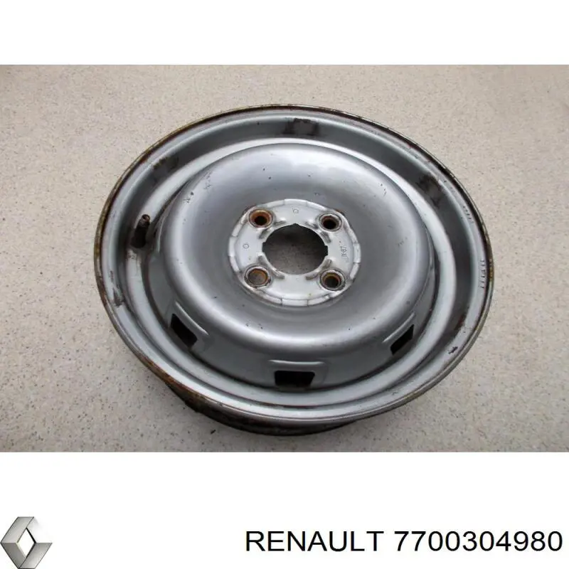 Discos de roda de aço (estampados) Renault (RVI) 7700304980 preço, a partir de 62,99 USD