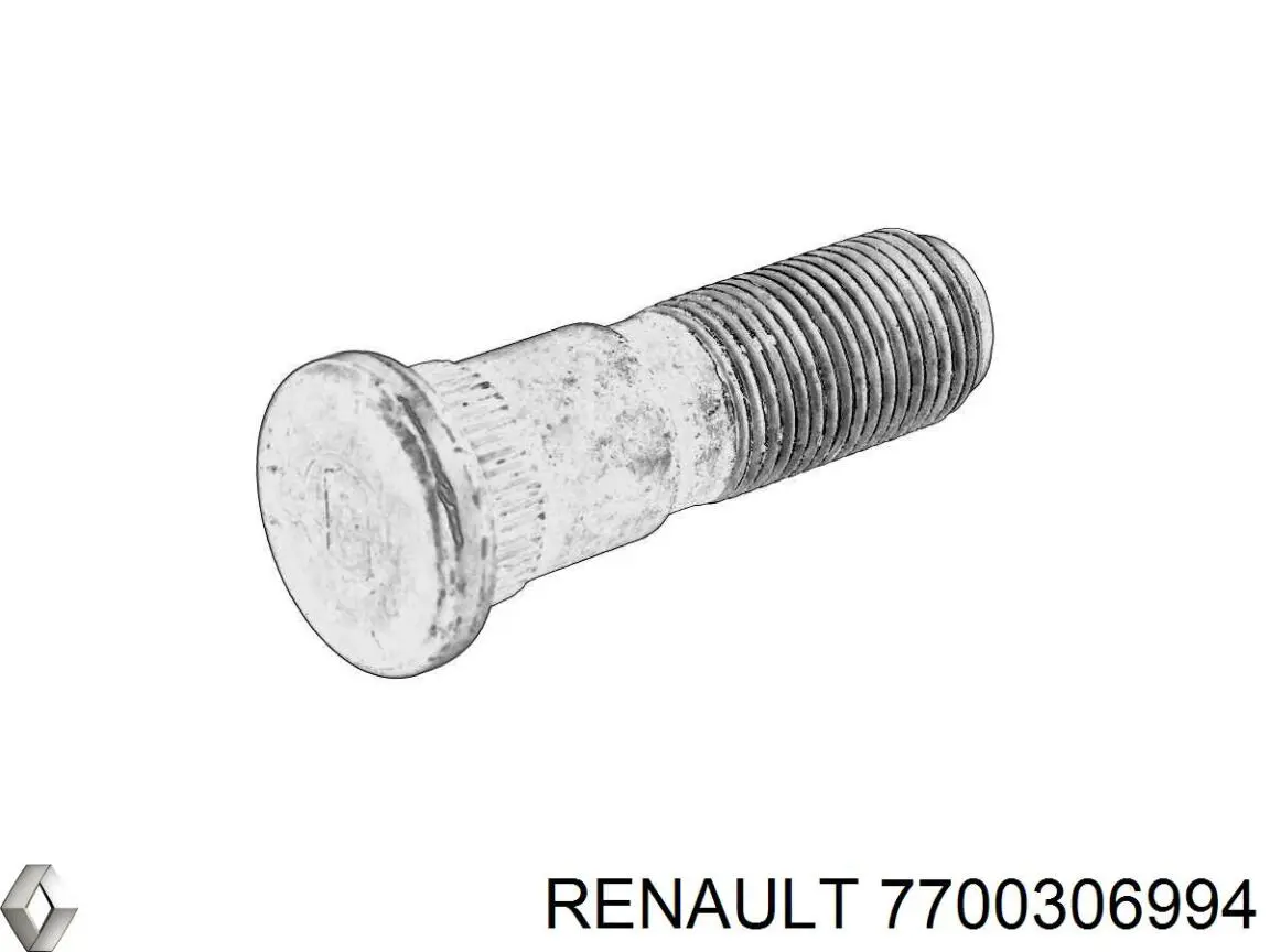 7700306994 Renault (RVI) Prego de roda traseiro