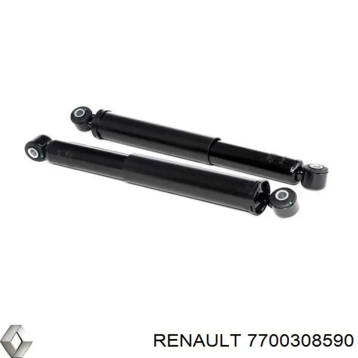 7700308590 Renault (RVI) Amortecedor traseiro