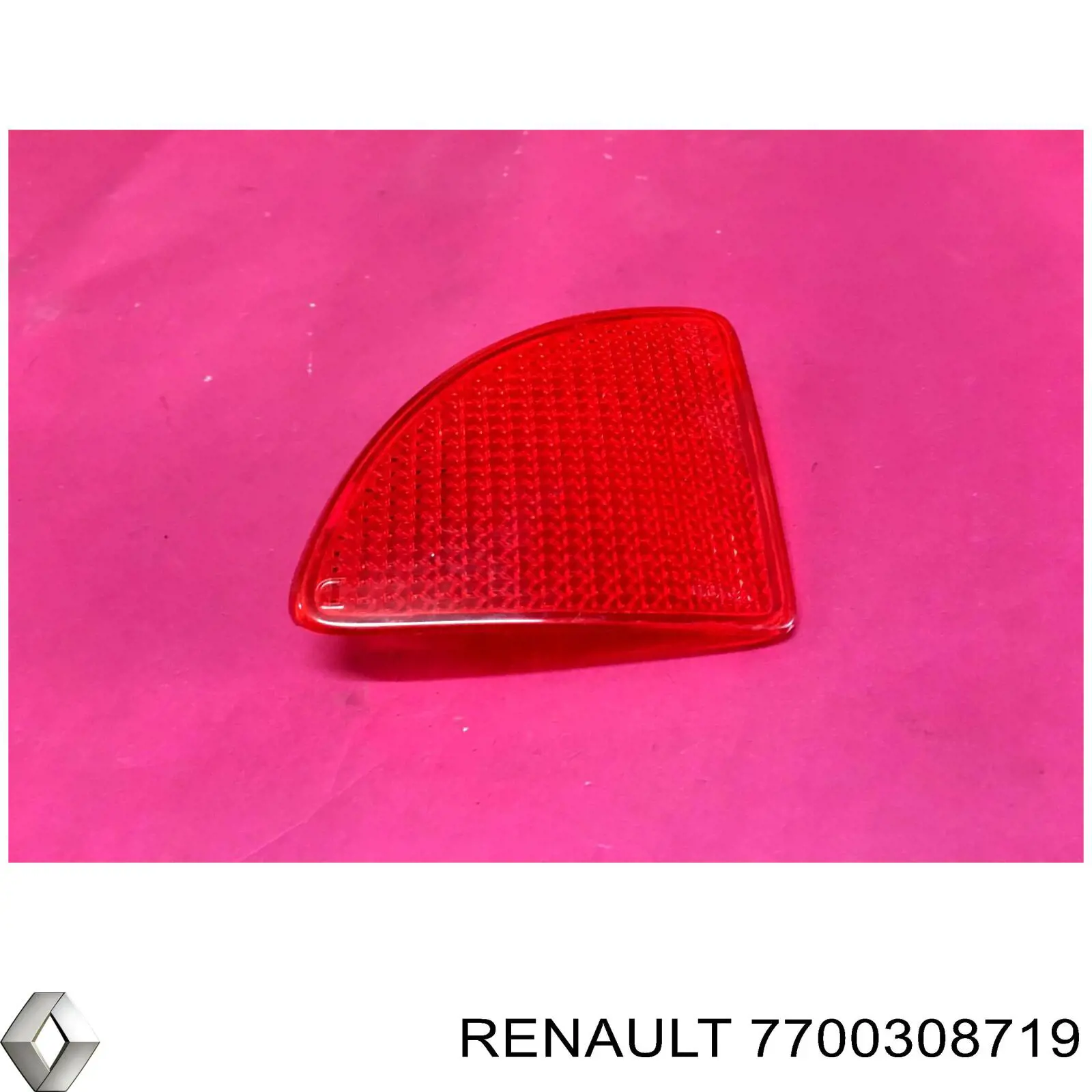 Retrorrefletor (refletor) do pára-choque traseiro esquerdo Renault (RVI) 7700308719 preço, a partir de 11,35 USD