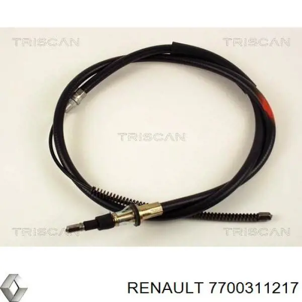 Compre 7700311217 Renault (RVI) Cabo traseiro direito/esquerdo do freio de estacionamento