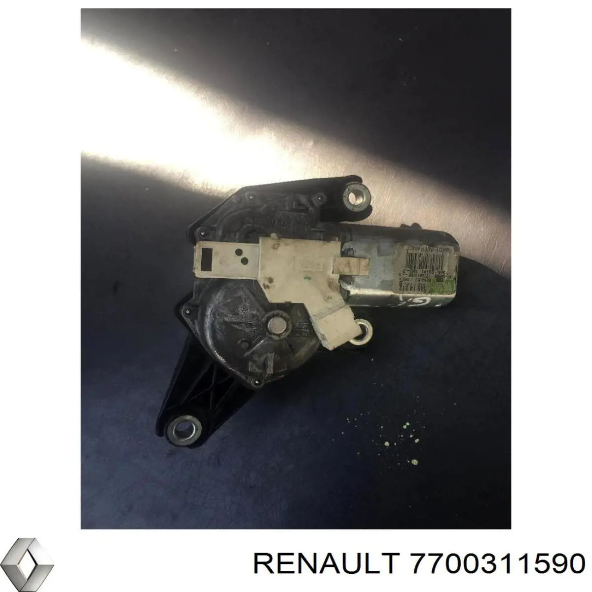 Compre 7700311590 Renault (RVI) Motor de limpador pára-brisas de vidro traseiro