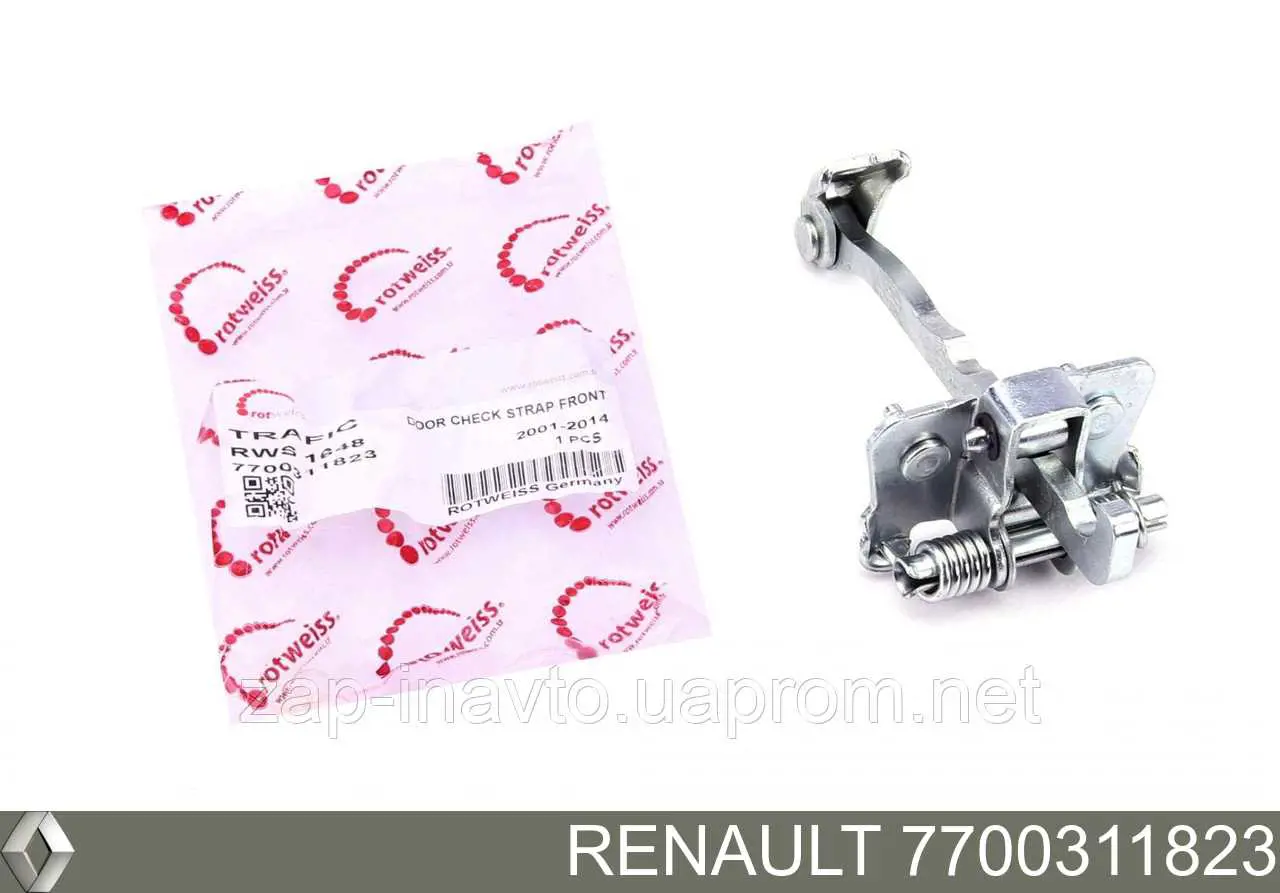 Limitador dianteiro de abertura de porta Renault (RVI) 7700311823 preço, a partir de 37,45 USD