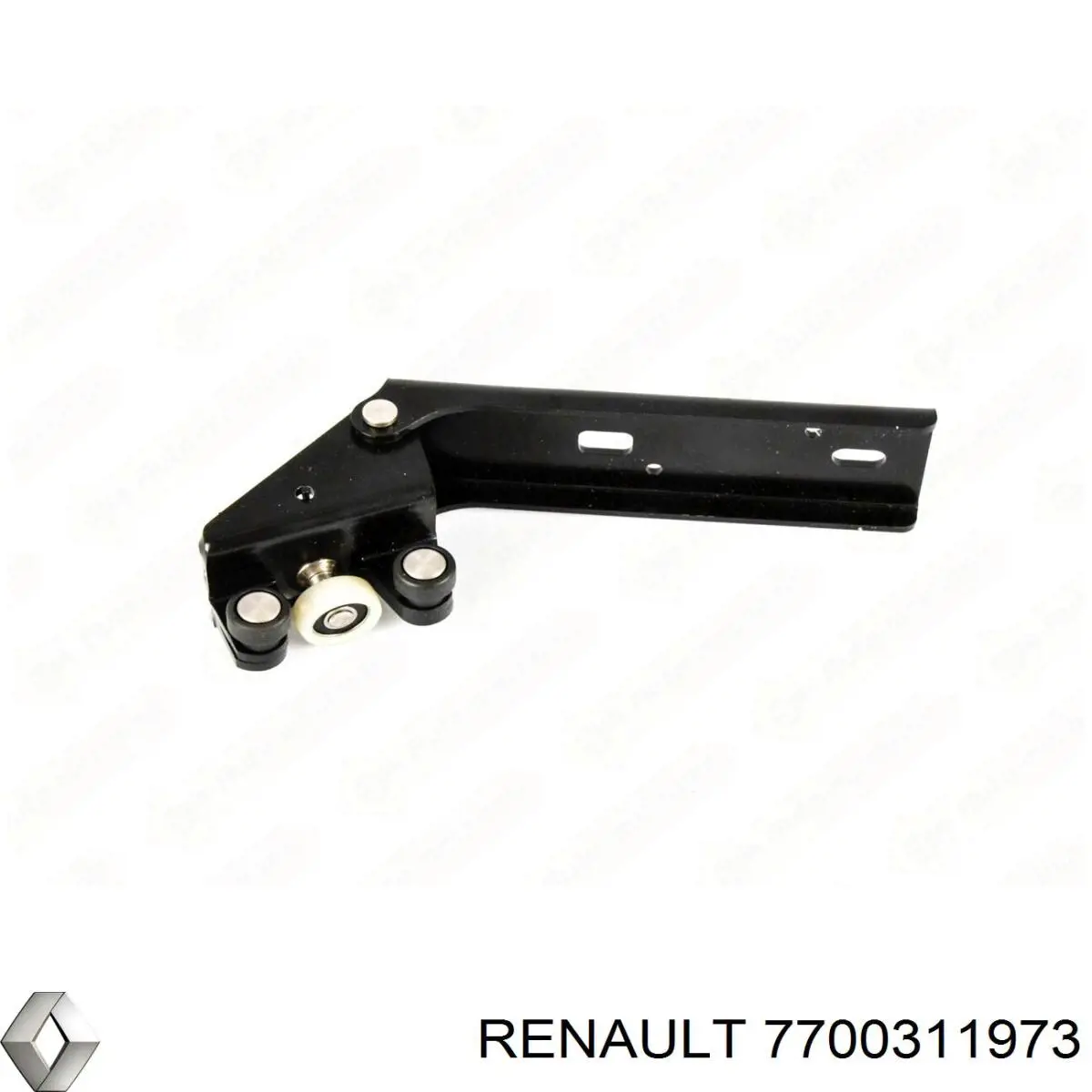 Compre 7700311973 Renault (RVI) Rolo esquerdo central da porta lateral (deslizante)