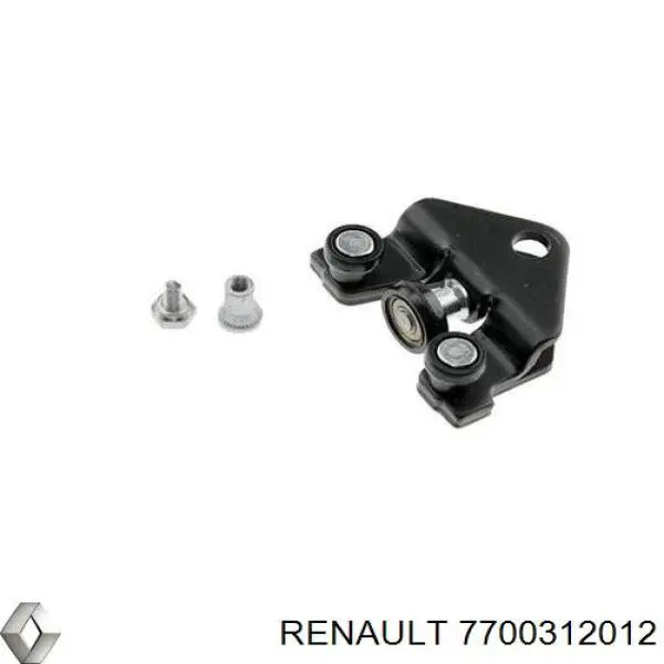 7700312012 Renault (RVI) Rolo direito inferior da porta lateral (deslizante)