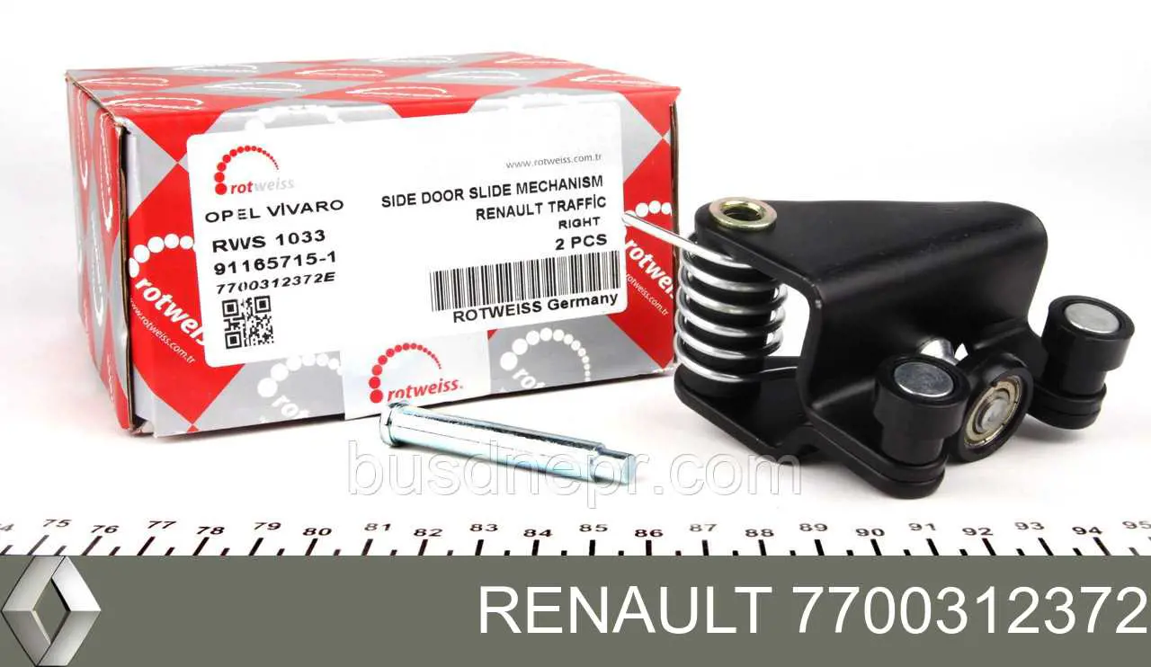 Rolo direito central da porta lateral (deslizante) Renault (RVI) 7700312372 preço, a partir de 53,30 USD