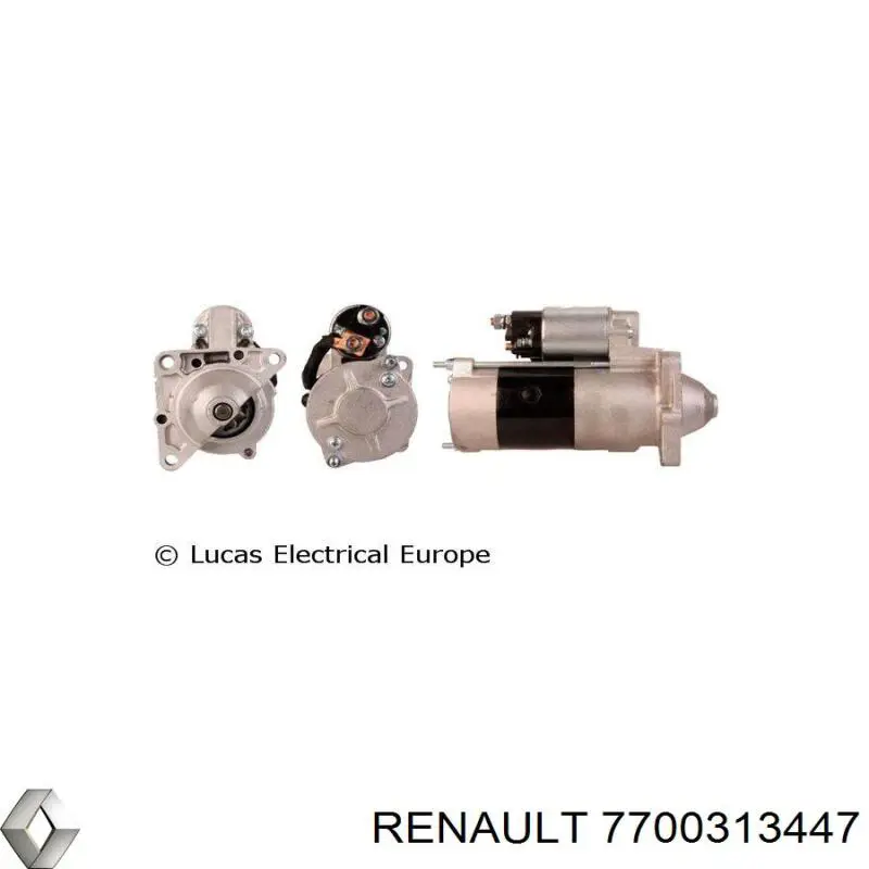 7700313447 Renault (RVI) Motor de arranco