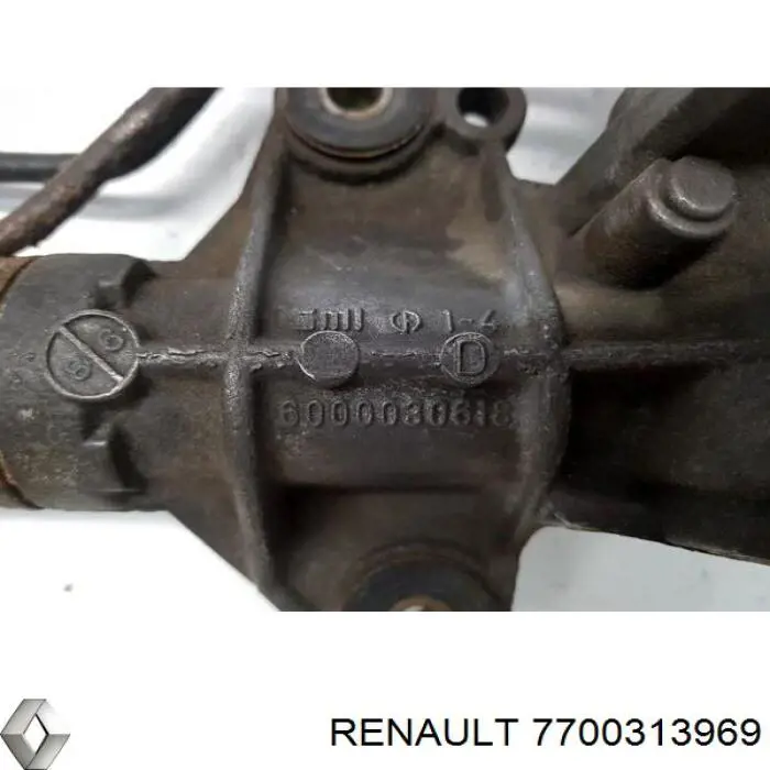 Cremalheira da direção 7700313969 Renault (RVI)