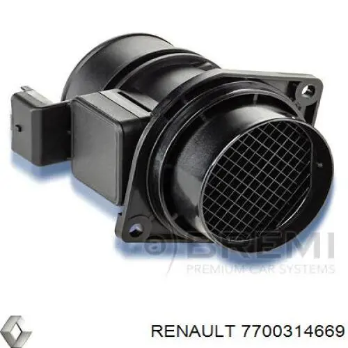 Sensor de fluxo (consumo) de ar, medidor de consumo M.A.F. - (Mass Airflow) Renault (RVI) 7700314669 preço, a partir de 36,18 USD