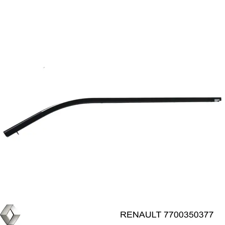 7700350377 Renault (RVI) Carril inferior direito de guia da porta deslizante