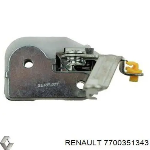 7700351343 Renault (RVI) Fecho da porta lateral deslizante direita