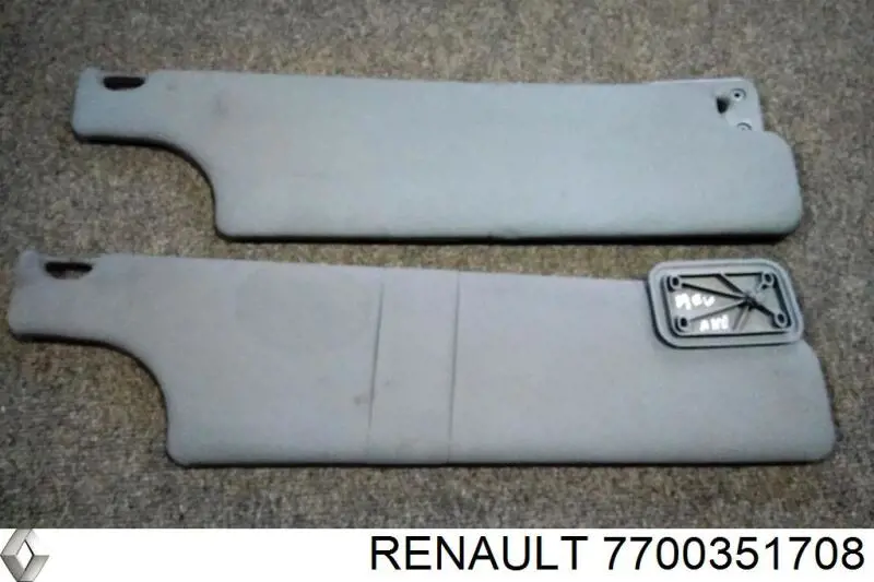Pala contra o sol Renault (RVI) 7700351708 preço, a partir de 45,97 USD