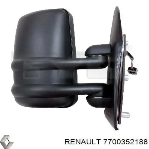 Espelho de retrovisão direito Renault (RVI) 7700352188 preço, a partir de 107,26 USD
