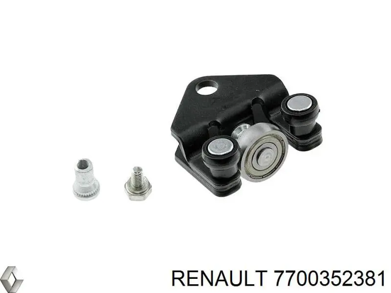 7700352381 Renault (RVI) Rolo direito inferior da porta lateral (deslizante)
