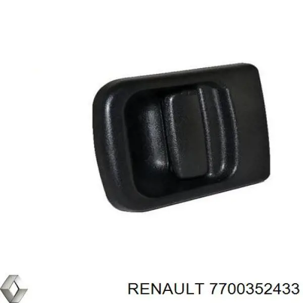 Maçaneta direita externa da porta traseira (batente) Renault (RVI) 7700352433 preço, a partir de 37,46 USD