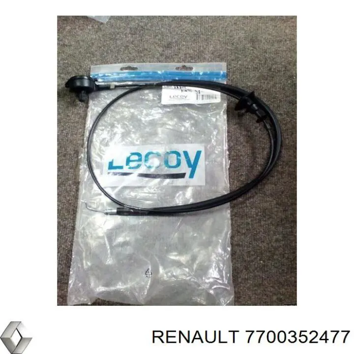 7700352477 Renault (RVI) Cabo de abertura da capota