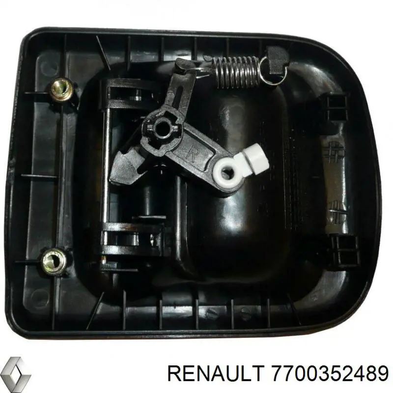 7700352489 Renault (RVI) Maçaneta externa dianteira/traseira da porta direita