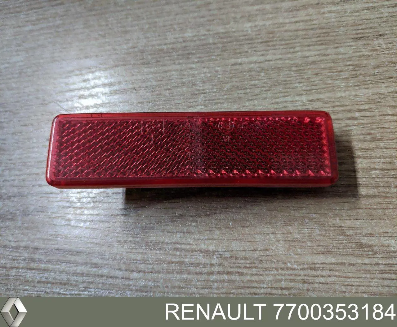 Retrorrefletor (refletor) do pára-choque traseiro Renault (RVI) 7700353184 preço, a partir de 23,52 USD